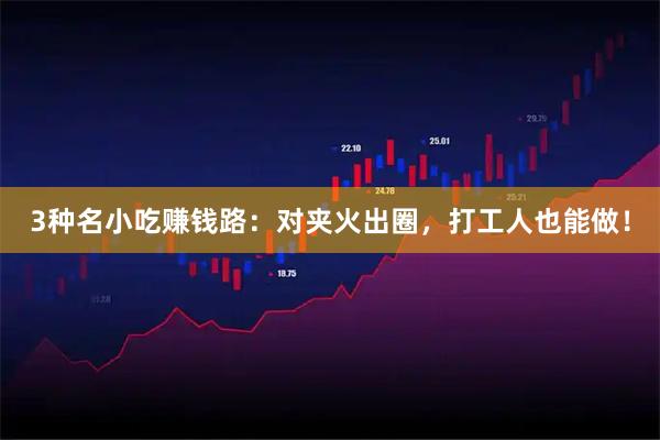 3种名小吃赚钱路：对夹火出圈，打工人也能做！